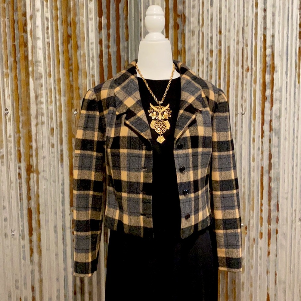 Vintage Marima Couture I.Magnin & Co. lined wool blazer